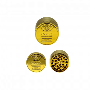 Shiny Gold Coin Grinder Premium Herb Grinder