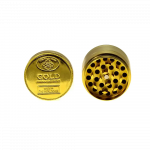 Shiny Gold Coin Grinder Premium Herb Grinder