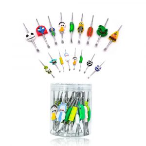 Silicone Character Metal Dabber 30 Count Display