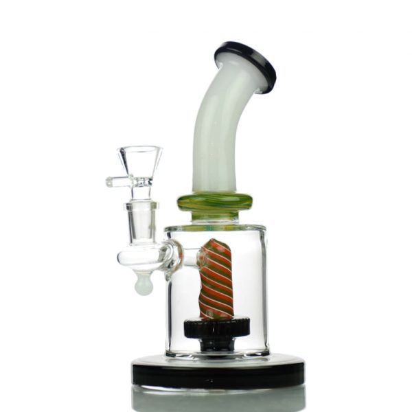 Slim Reverse 8 Showerhead Water Pipe with 14mm Male Bowl