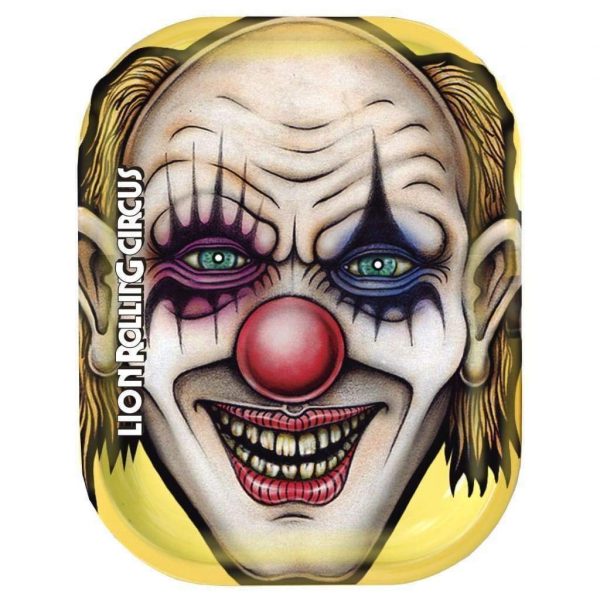 Lion Rolling Circus Freaky Metal Rolling Tray with Lrc Family Characters