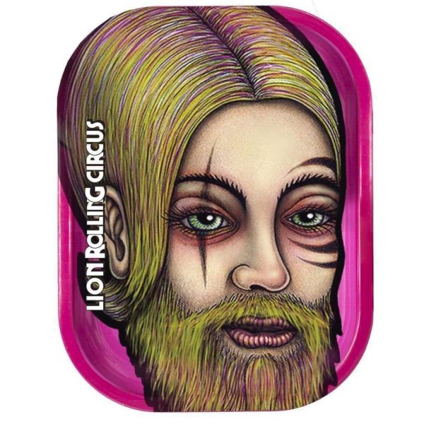 Lion Rolling Circus Freaky Metal Rolling Tray with Lrc Family Characters