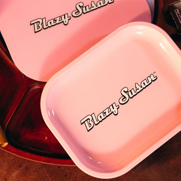 Blazy Susan Metal Rolling Tray