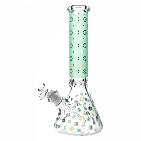 Designer Floral Diamond Print Bong