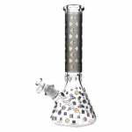 Designer Floral Diamond Print Bong