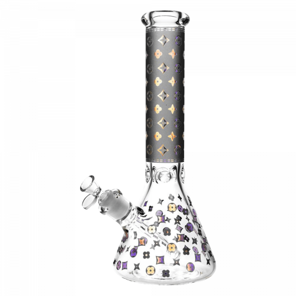 Designer Floral Diamond Print Bong