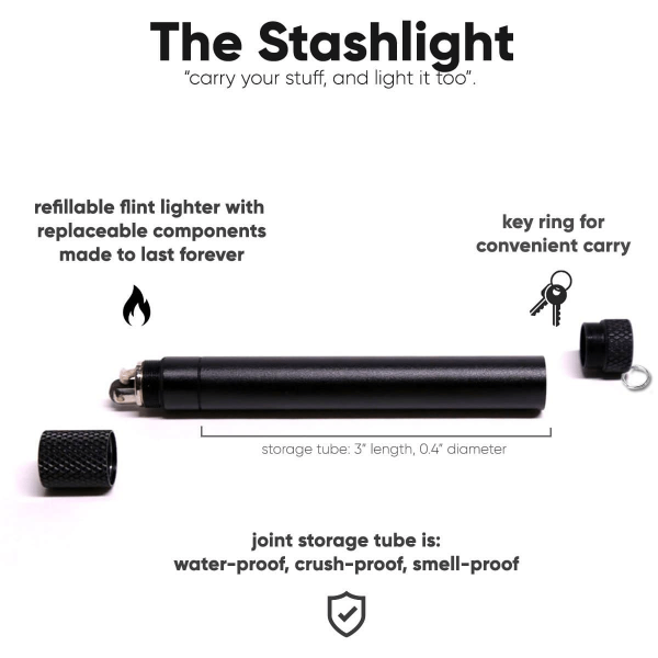 StashLight - Doob Tube & Refillable Lighter
