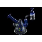 Space King Glass Mini Rig with Cone Head Percolator