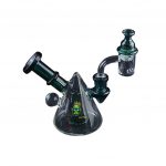 Space King Glass Mini Rig with Cone Head Percolator