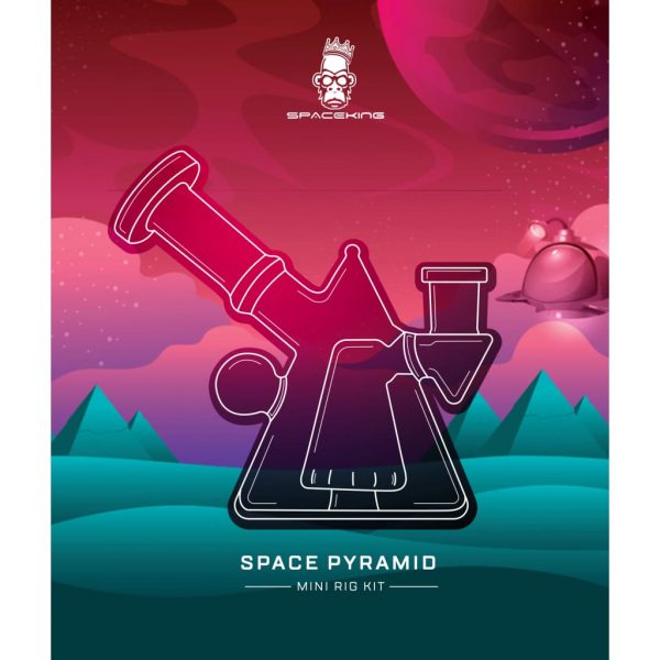 Space King Glass Mini Rig with Cone Head Percolator