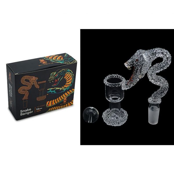 Space King Snake Banger Set Unique Snake Shape for Dabbing