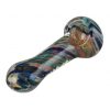 Spiral Fumed Dicro Glass Spoon Pipe 3.75