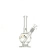 Stylish Straight Mini Bubble Base Bong and Water Pipe