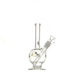 Stylish Straight Mini Bubble Base Bong and Water Pipe