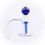 Glass Terp Screw and Marble Slurper Cap Set