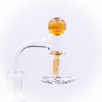 Glass Terp Screw and Marble Slurper Cap Set