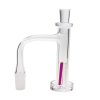 Quartz Tower Full Weld Banger Set with Quartz Cap, Quartz Pillar & Ruby Core