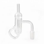 Terp Recycler Quartz Banger Set with Bubble Cap & Quartz Insert