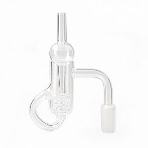 Terp Recycler Quartz Banger Set with Bubble Cap & Quartz Insert