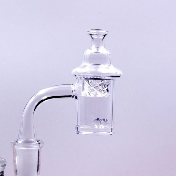 Quartz Banger Set with Spinning Carb Cap and Terp Pearls