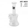 Thug Life Glass Water Pipe with Hammer Percolator