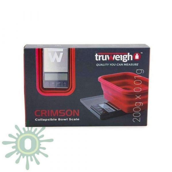 Truweigh Crimson Scale Collapsible Bowl
