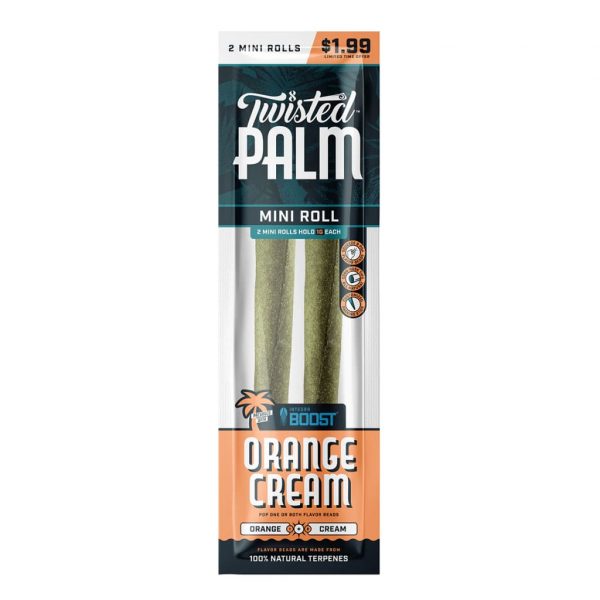 Twisted Palm Leaf Rolls with Natural Terpene Flavoring