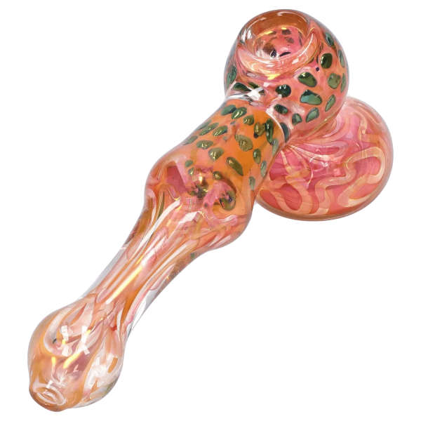 DHC Gold Fume and Slime Hammer Bubbler - 8 in.
