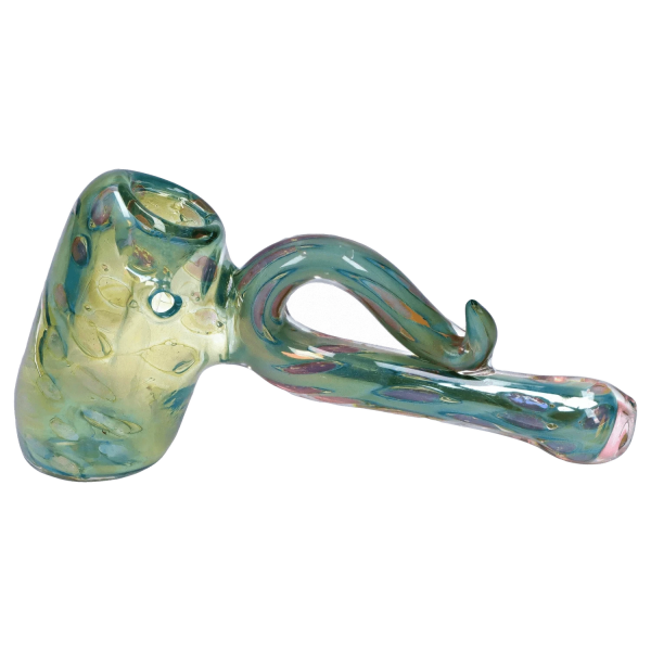 DHC Gold Fume Bubble Trap Hammer Bubbler - 6 in.