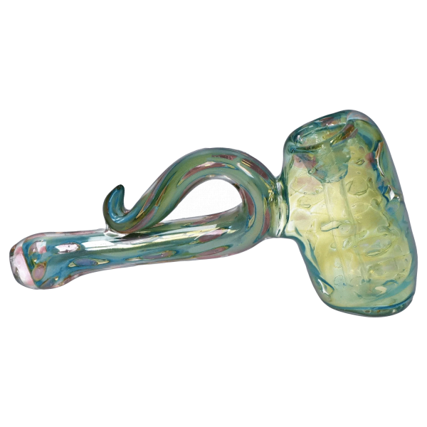 DHC Gold Fume Bubble Trap Hammer Bubbler - 6 in.