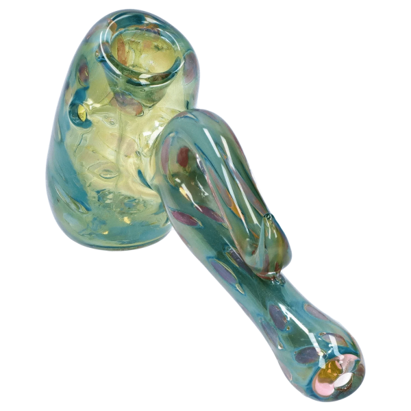 DHC Gold Fume Bubble Trap Hammer Bubbler - 6 in.