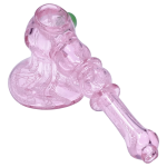DHC Pink Twist Hammer Bubbler - 6 in.