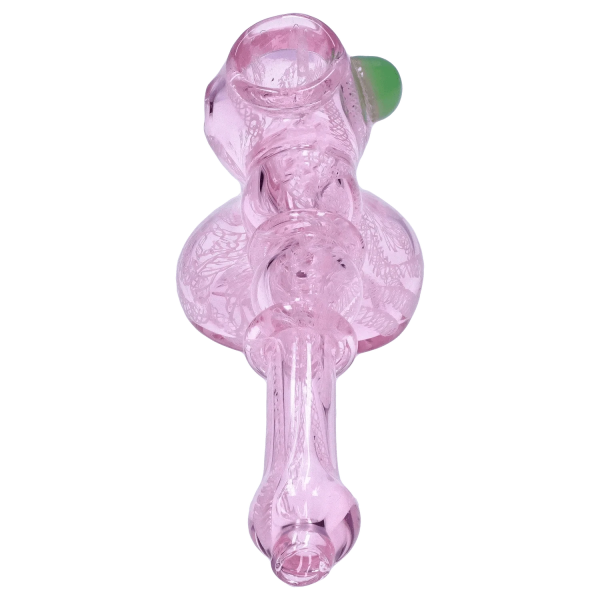 DHC Pink Twist Hammer Bubbler - 6 in.