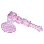 DHC Pink Twist Hammer Bubbler - 6 in.