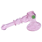 DHC Pink Twist Hammer Bubbler - 6 in.
