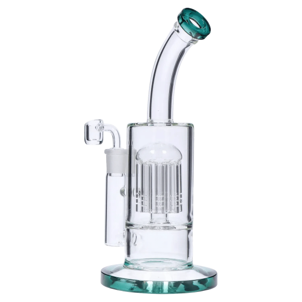 DHC Bent Neck with Tree Perc Dab Rig - 9 in.