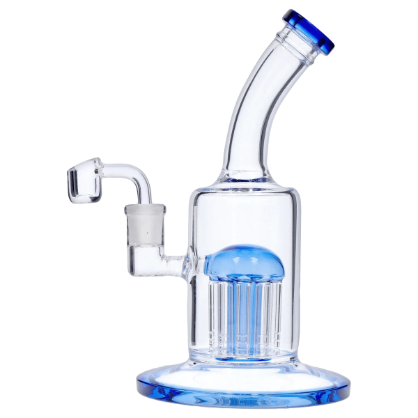 DHC Bent Neck with Tree Perc Dab Rig - 8 in.