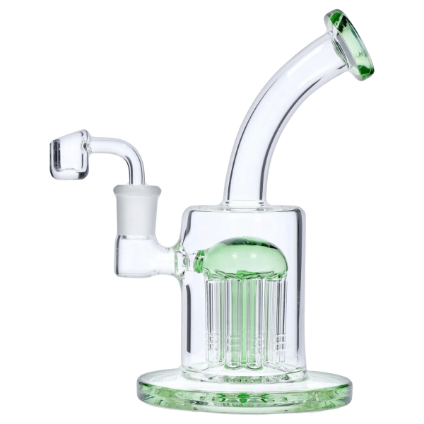 DHC Bent Neck with Tree Perc Dab Rig - 8 in.