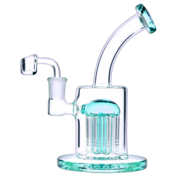 DHC Bent Neck with Tree Perc Dab Rig - 8 in.