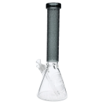 Patterned Printed w/ Coloured Tube Beaker - Black - 14 in.
