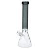 Patterned Printed w/ Coloured Tube Beaker - Black - 14 in.