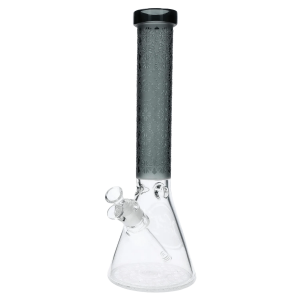 Patterned Printed w/ Coloured Tube Beaker - Black - 14 in.