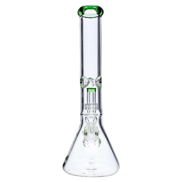 Smoke Cartel 7mm Beaker w/ Matrix Perc Bong - 16 in.