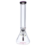 Smoke Cartel 9mm Beaker w/ Color Ring Bong - 16 in.