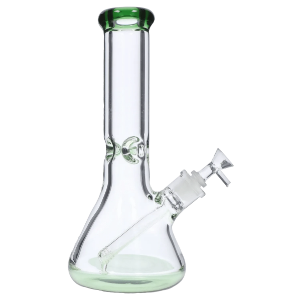 DHC 9mm Big Base Beaker w/ Color Accents Bong - 12 in.