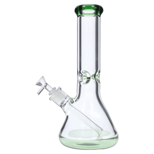 DHC 9mm Big Base Beaker w/ Color Accents Bong - 12 in.