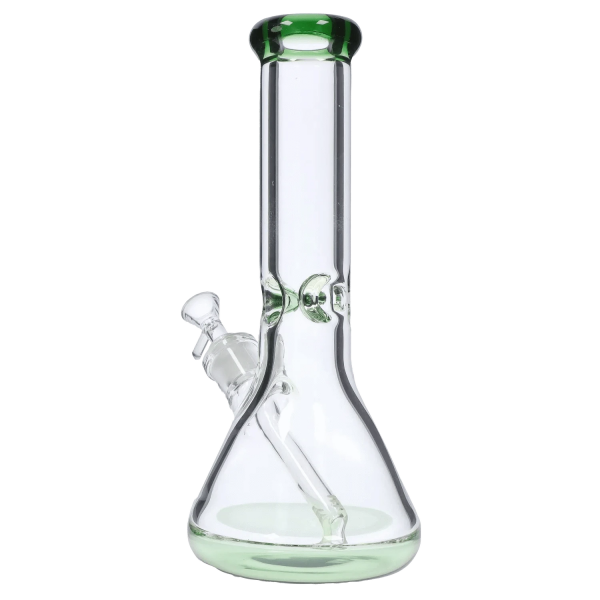 DHC 9mm Big Base Beaker w/ Color Accents Bong - 12 in.