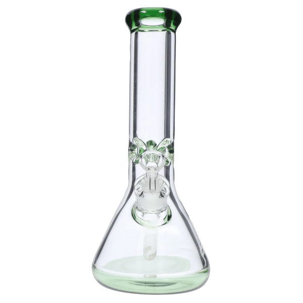 DHC 9mm Big Base Beaker w/ Color Accents Bong - 12 in.