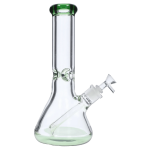 DHC 9mm Big Base Beaker w/ Color Accents Bong - 12 in.