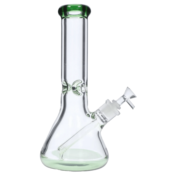 DHC 9mm Big Base Beaker w/ Color Accents Bong - 12 in.